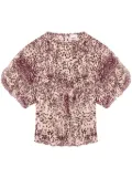 ISABEL MARANT Karlita top - Purple