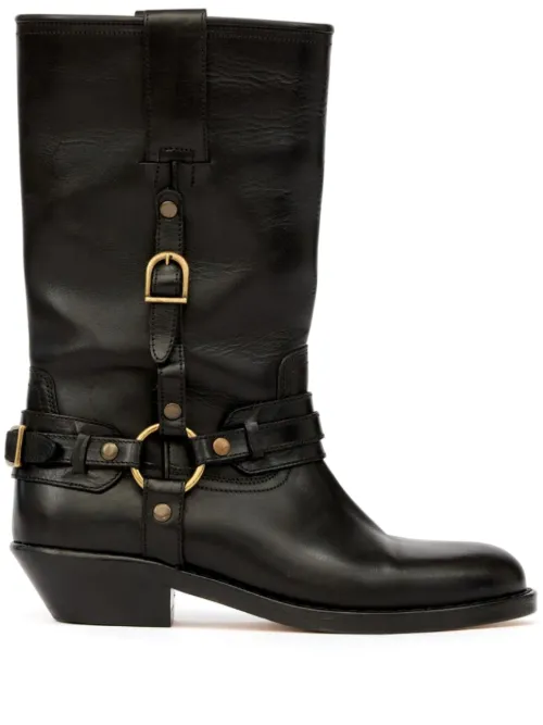 ISABEL MARANT bottes Heiko - Noir - ISABEL MARANT - Modalova