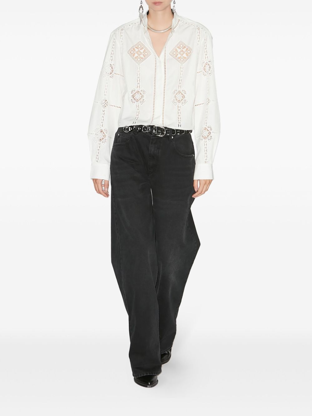 ISABEL MARANT Serena blouse - Wit