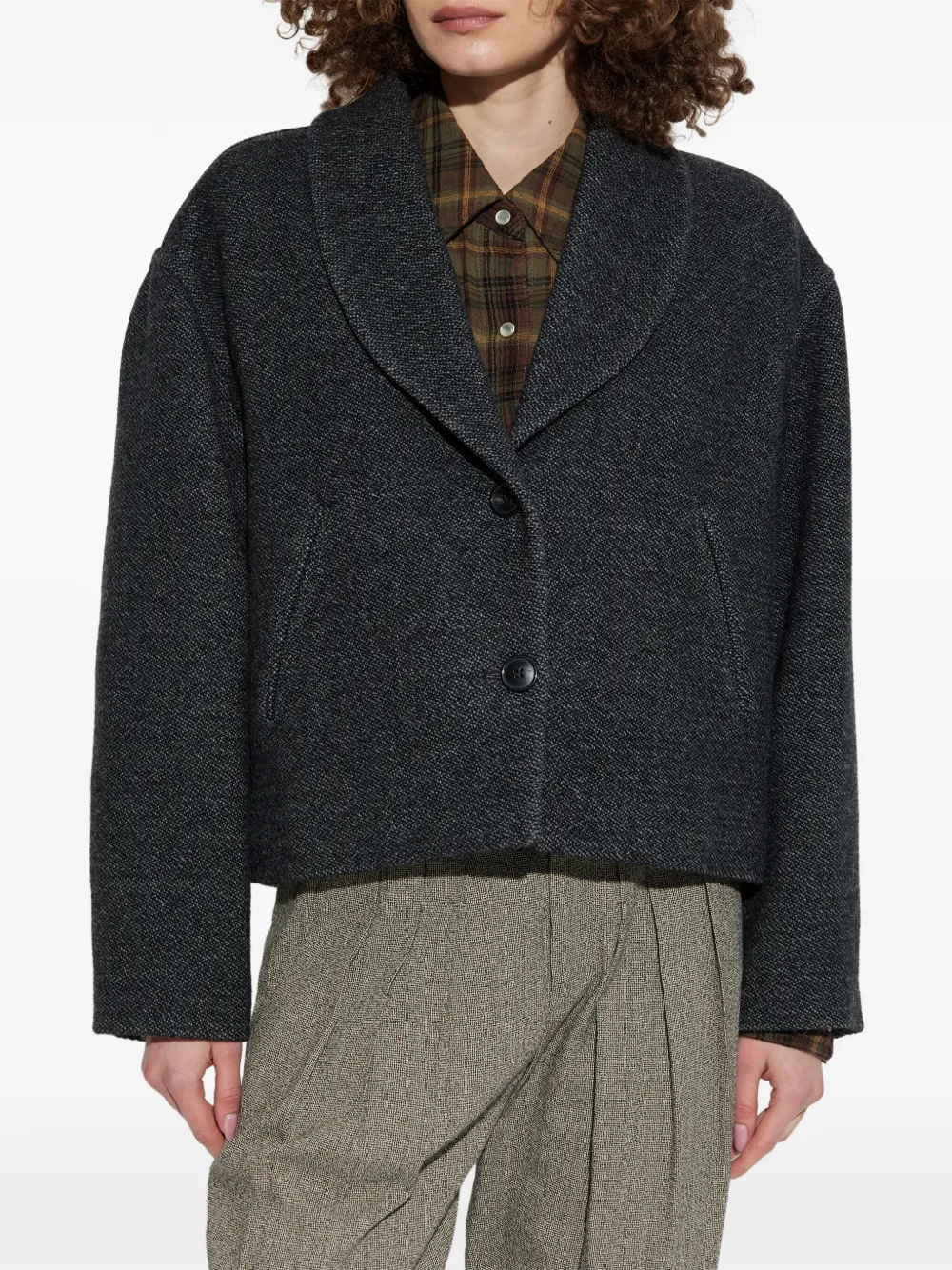 Isabel Marant Étoile Gray Lanna Jacket In Grey