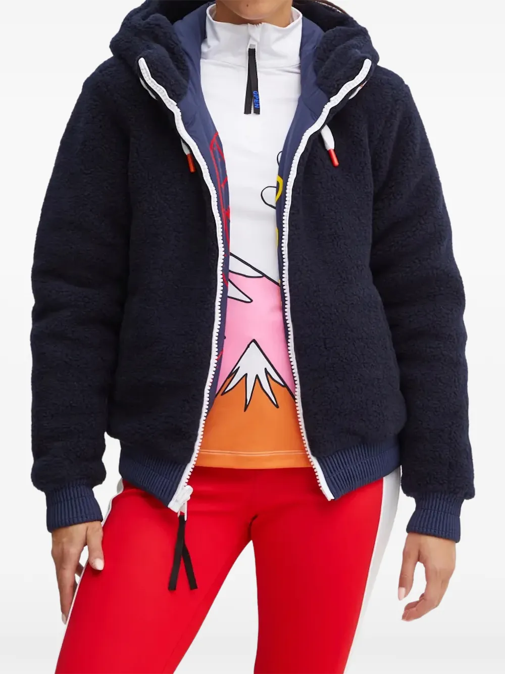 Rossignol x JCC Yeti Skijacke mit Kapuze - Blau