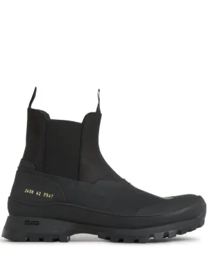 Common Projects スエード チェルシーブーツ | ブラック | FARFETCH JP