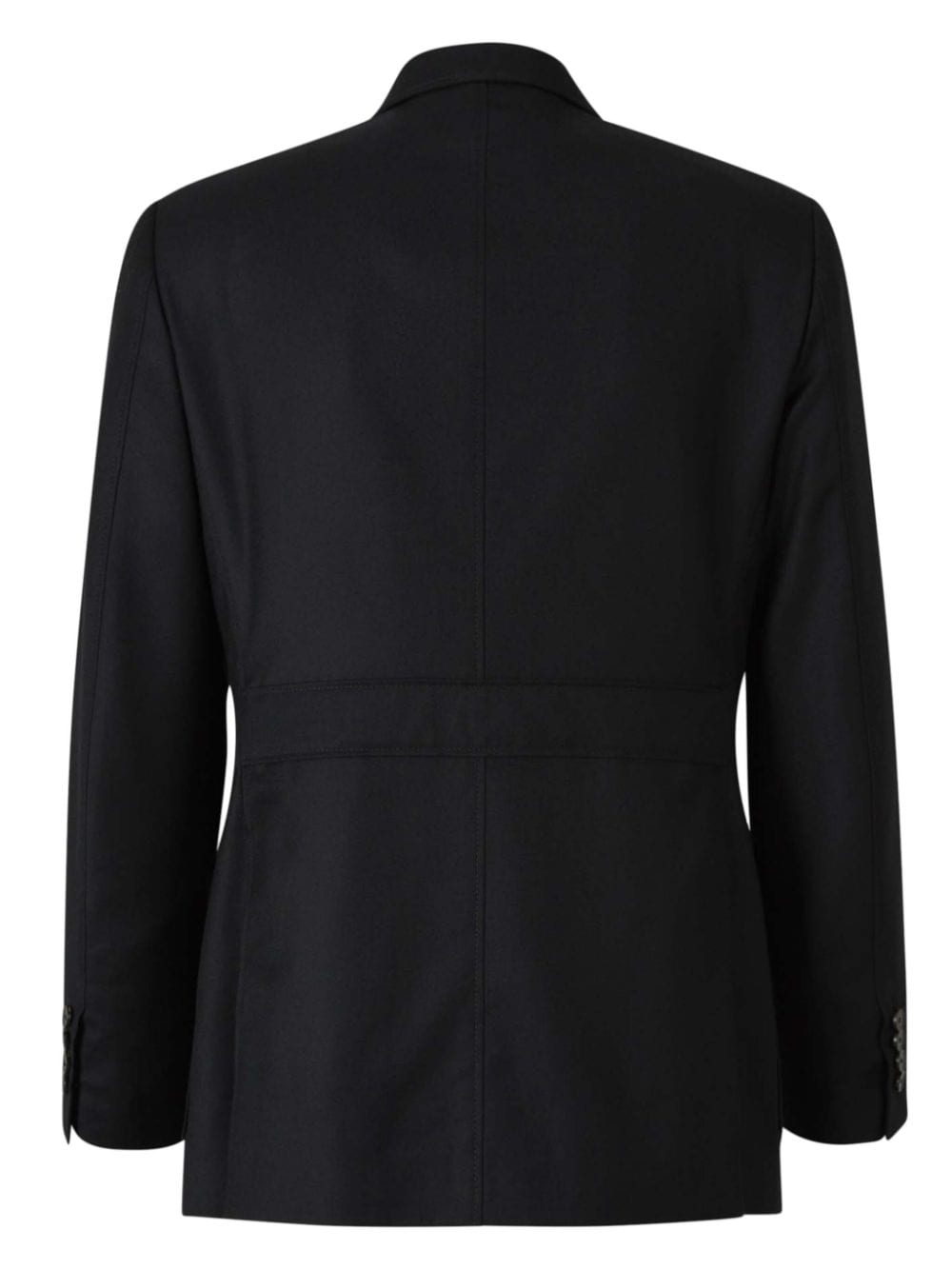 Shop Brioni Wool Blazer In Black