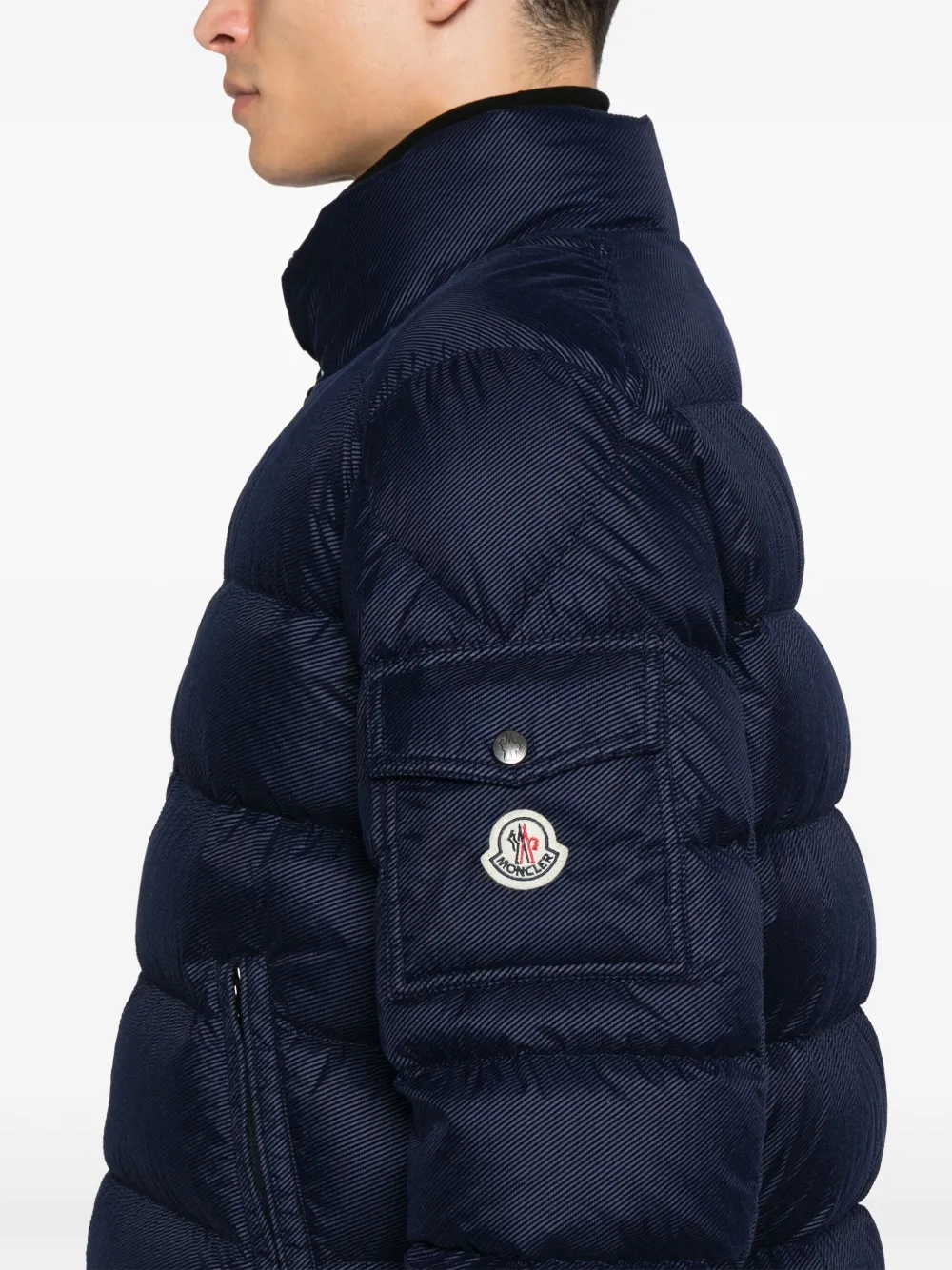 Moncler Lule Down Jacket Blue FARFETCH HK