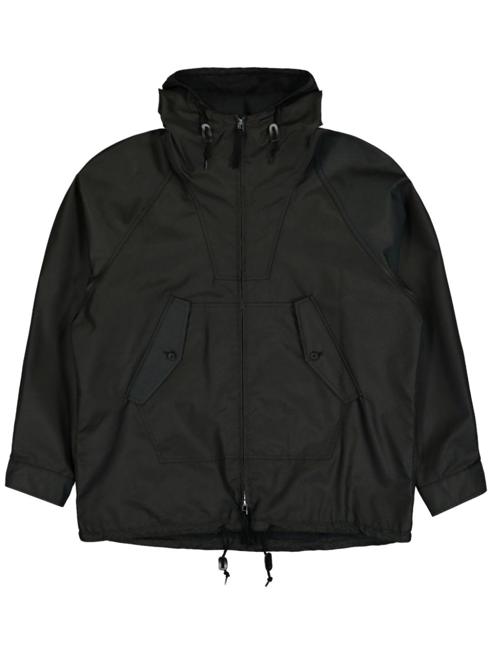 Comme des Garçons Homme zip-up hooded jacket – Black