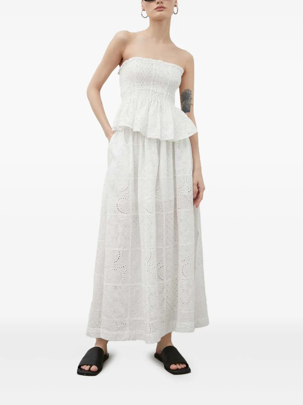 HERSKIND smocked top | White | Image 1