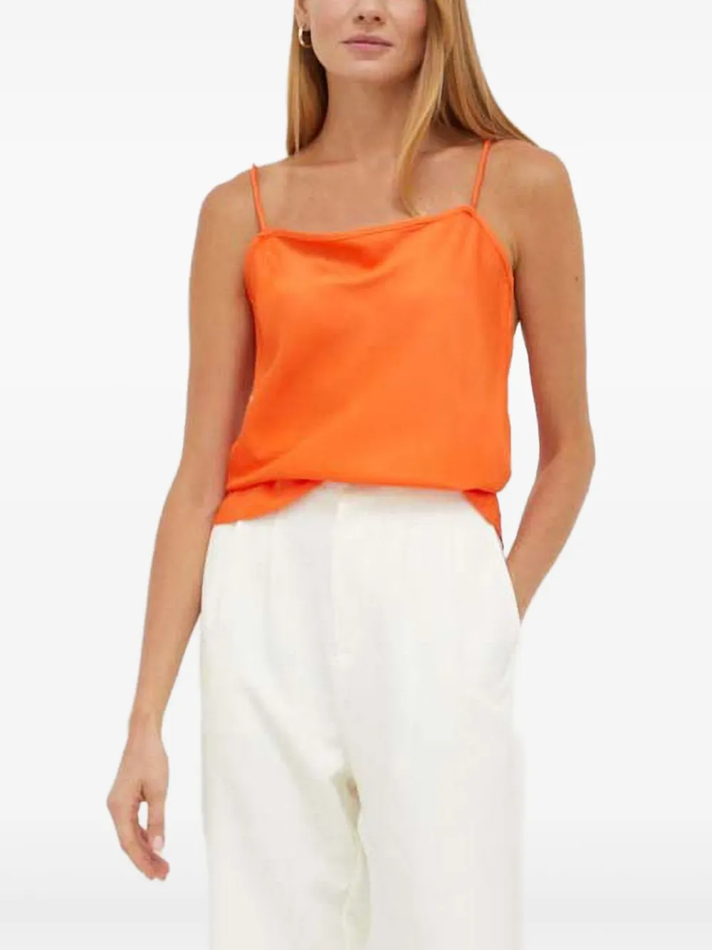 HERSKIND tie-back top | Orange | Image 1