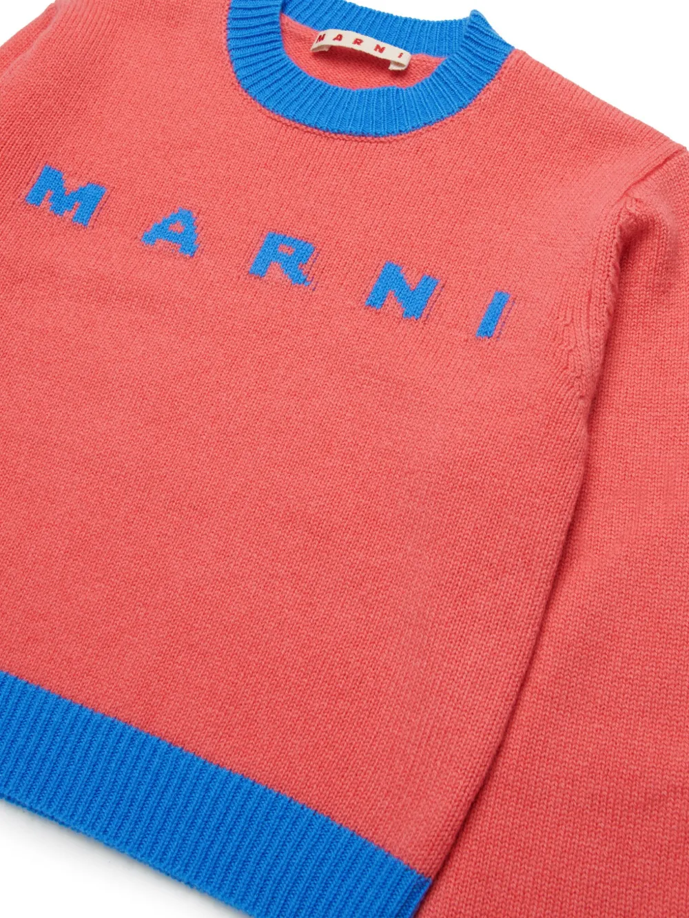 Marni Kids Trui met colourblocking Roze