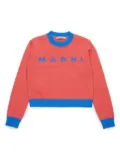 Marni Kids colour-block jumper - Pink