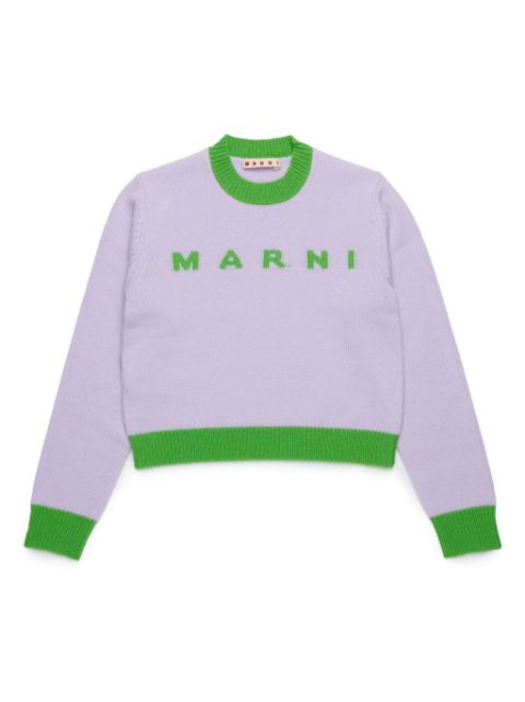 Marni Kids colour-block jumper