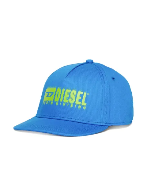 Diesel Kids logo-print baseball cap