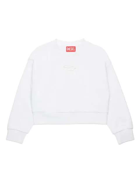 Diesel Kids sudadera con logo Oval D