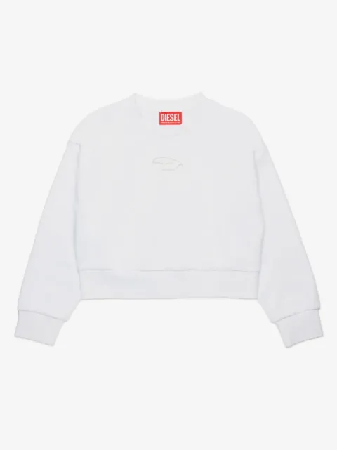Diesel Kids sudadera con logo Oval D