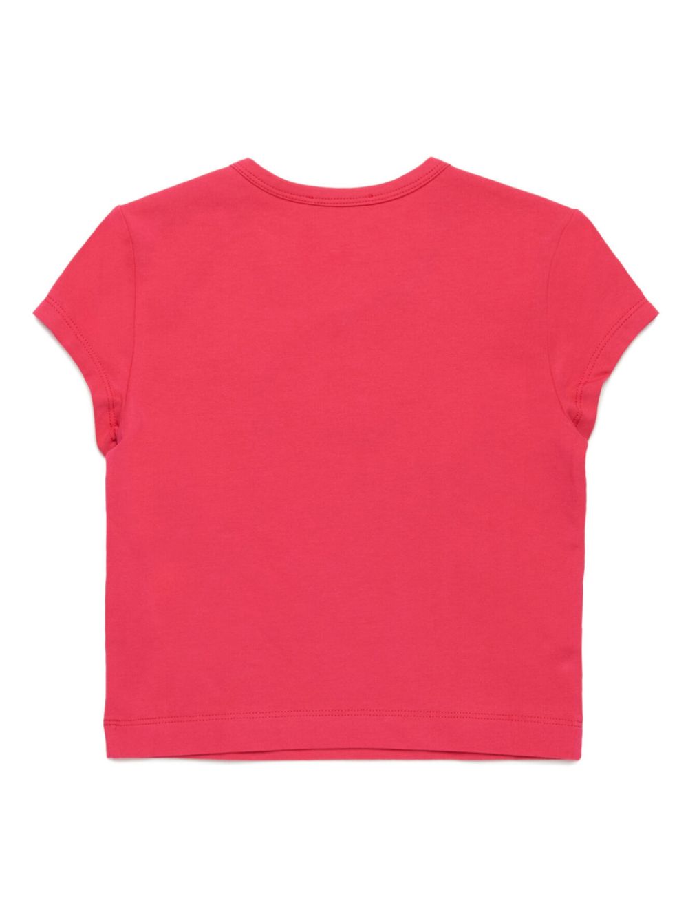 Diesel Kids T-shirt met Oval D-logo - Roze