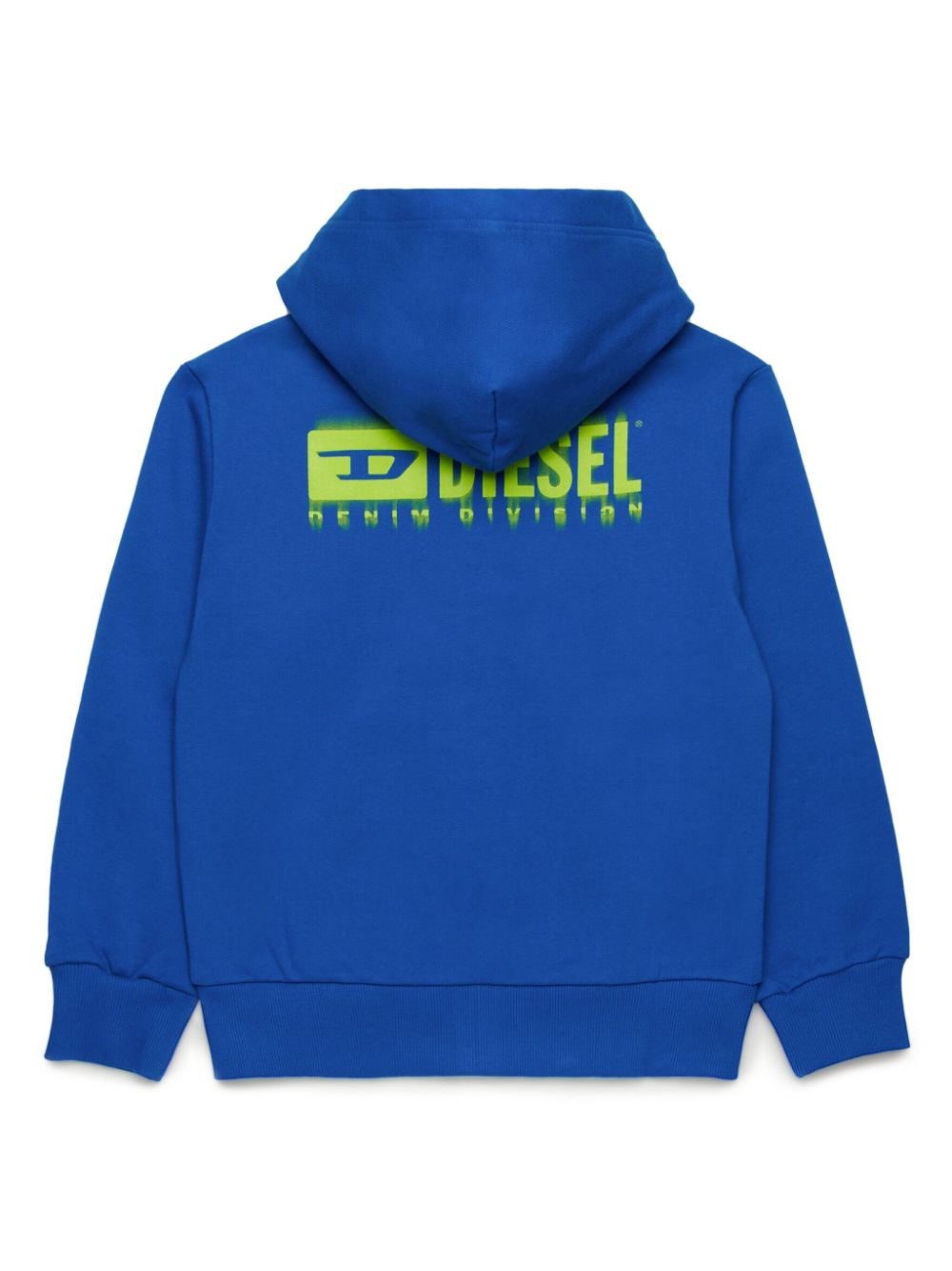 Diesel Kids logo zip-up hoodie - Blue