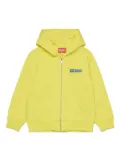 Diesel Kids zip-up hoodie - Yellow