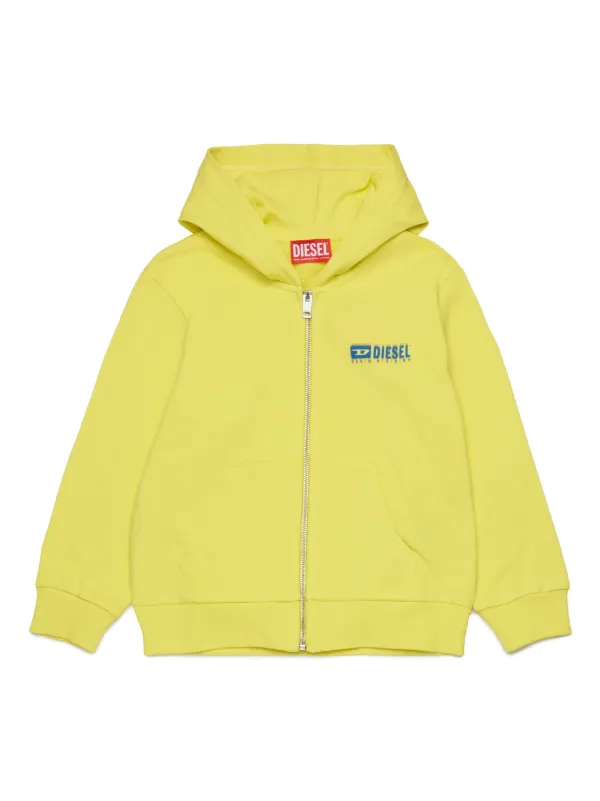 ファッション好きが選ぶ人気ブランドランキング | Hoodie zip-up Kids Diesel Yellow FARFETCH | トップス