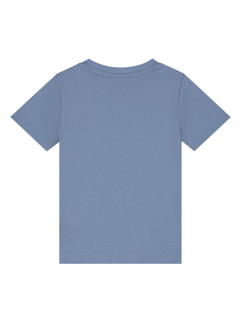 HUGO KIDS T-shirt met logoprint - Blauw