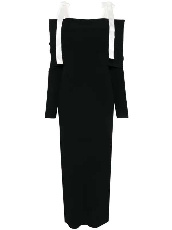 knit floral dress Allegra Floral Knit Midi main image 1