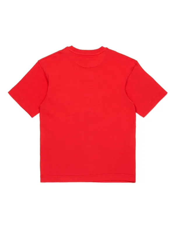 Diesel Kids Oval D Logo t-shirt | Red | FARFETCH