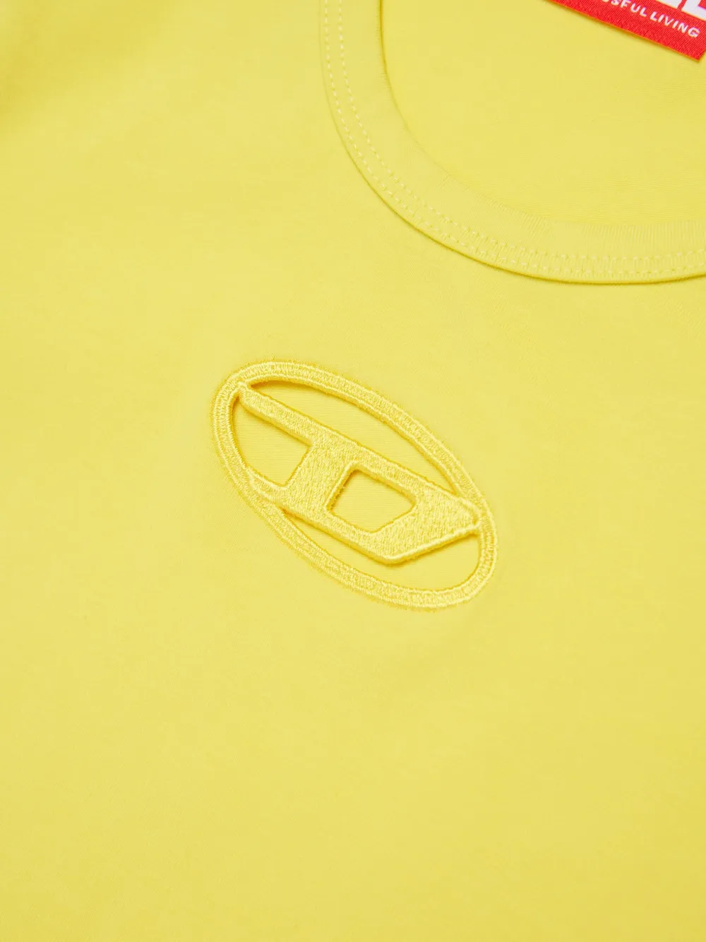 Diesel Kids Tangie T-shirt Geel