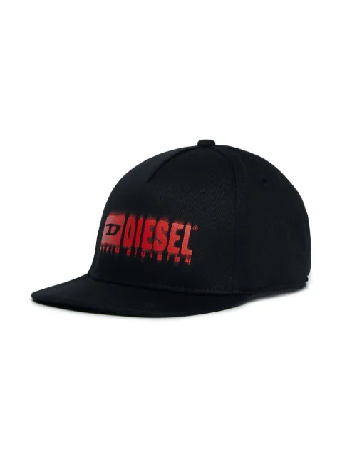 Diesel Kids gorra con logo estampado