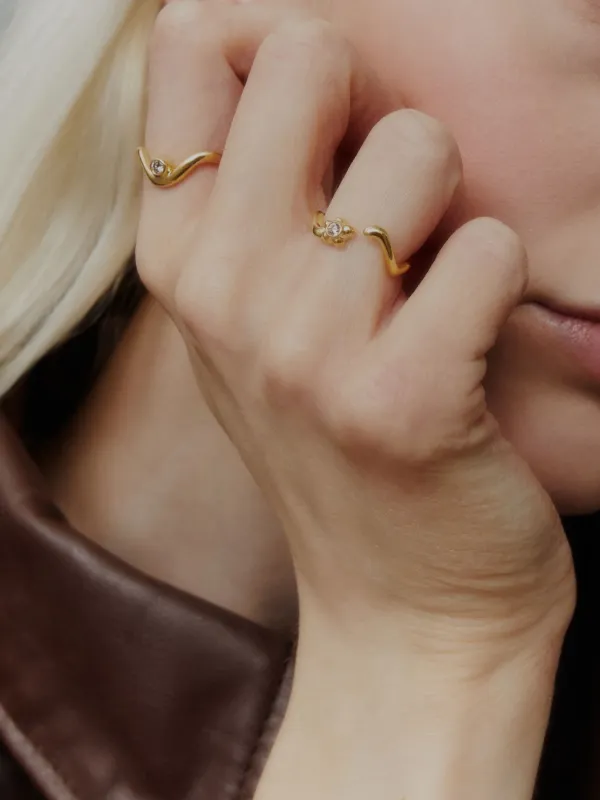 Maria Black Nora Ring | Gold | FARFETCH AO Maria Black Nora Ring | Gold | FARFETCH AO