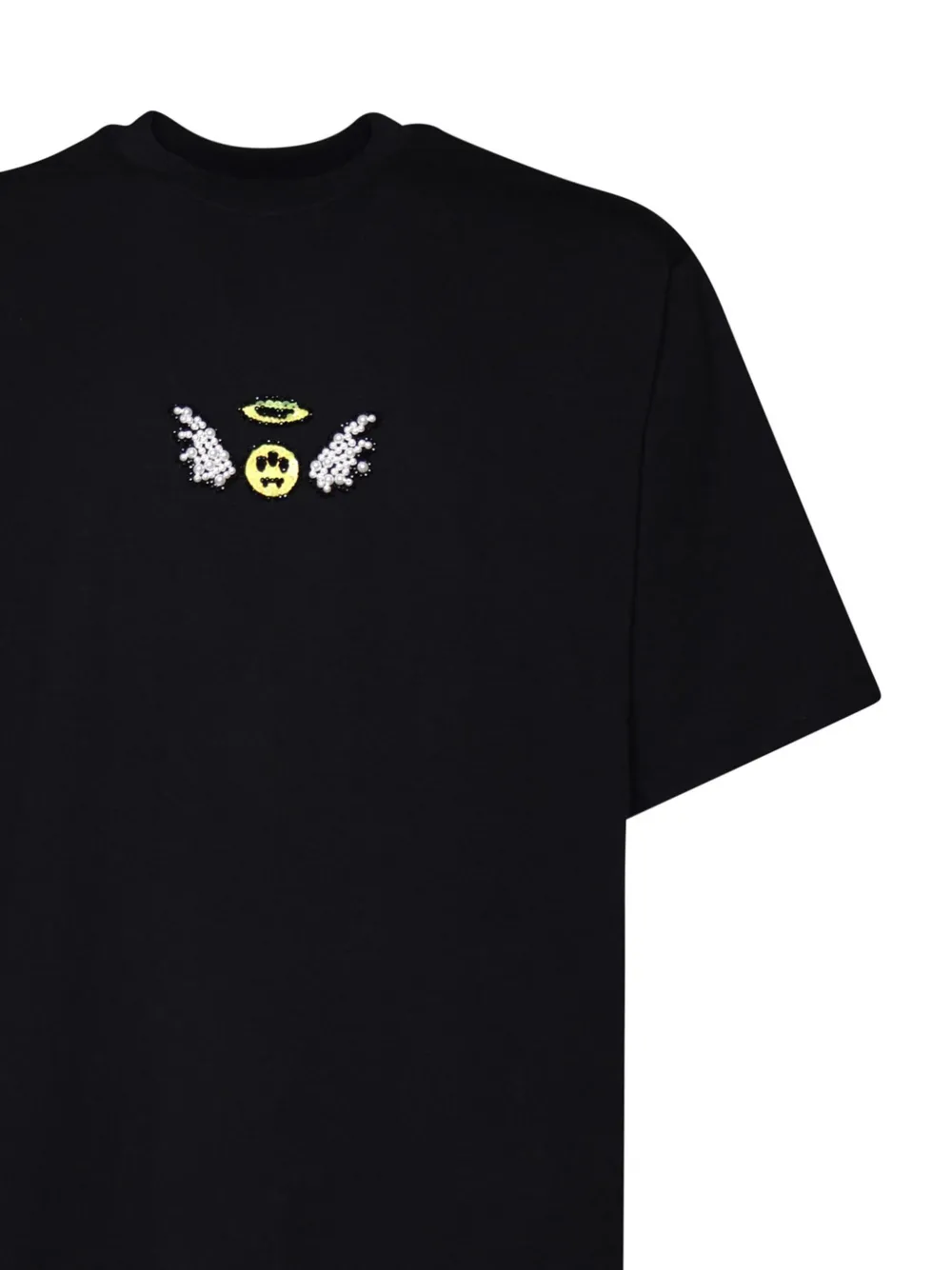 BARROW T-shirt met grafische print Zwart