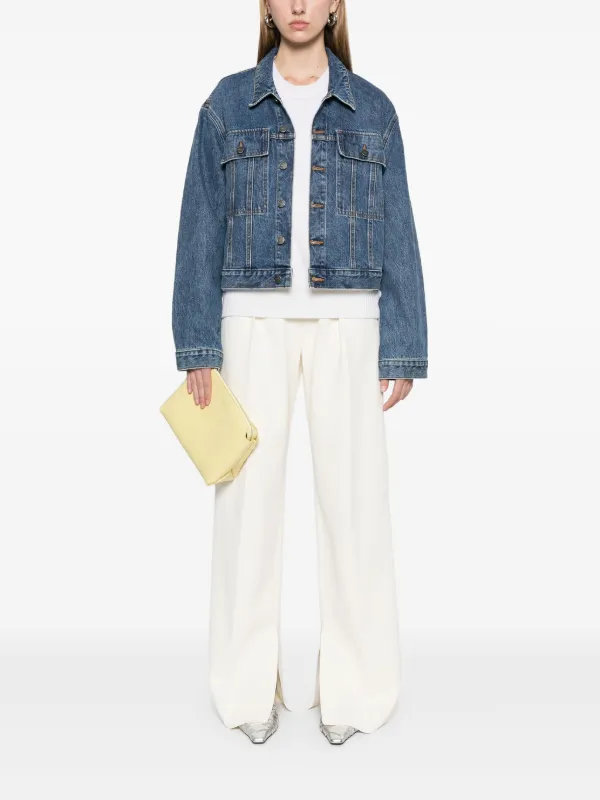 KHAITE Saunder Jacket | Blue | FARFETCH