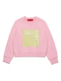 MAX&Co. Kids logo-print crew-neck sweatshirt - Pink