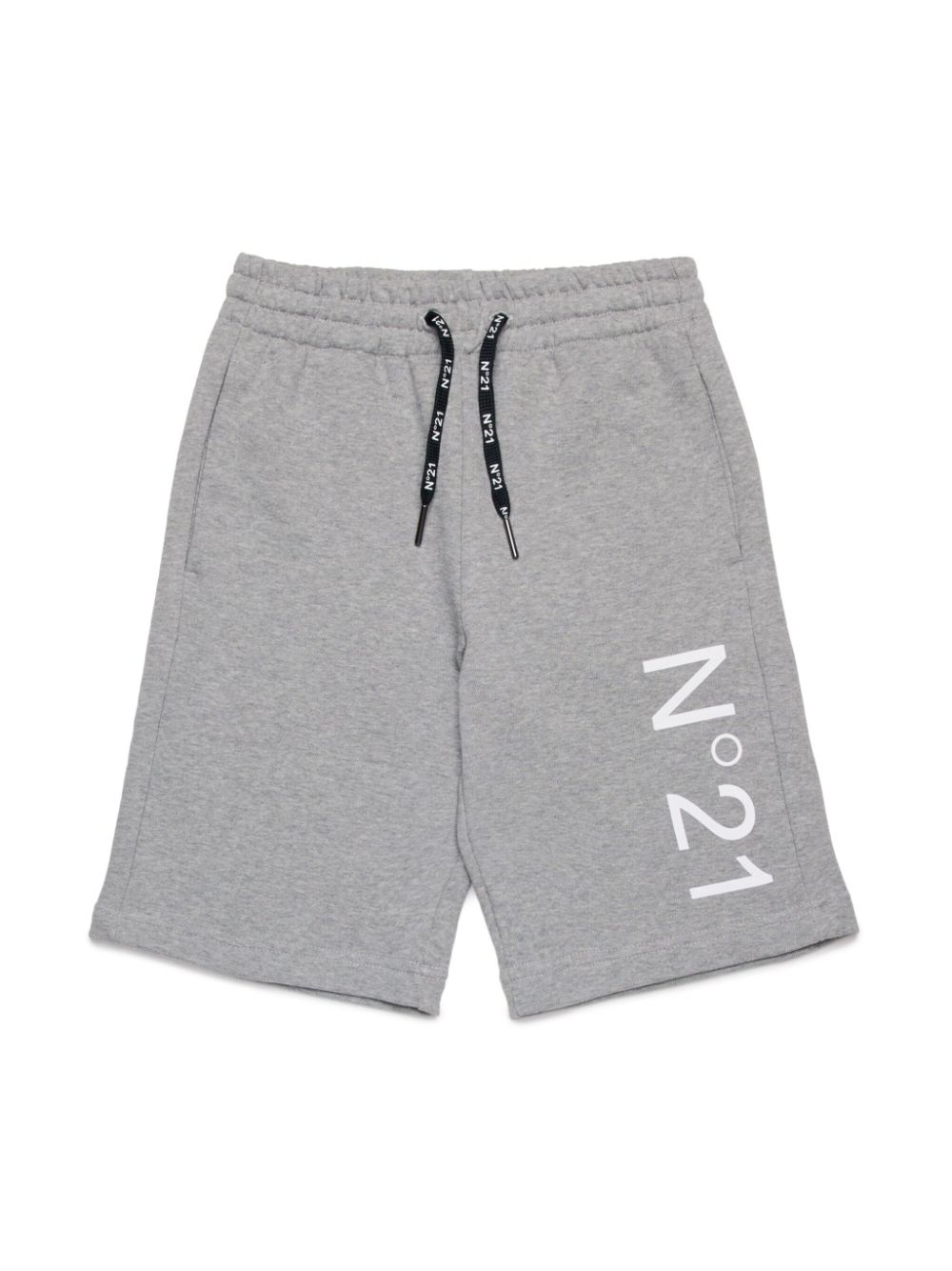 Nº21 Kids logo shorts - Grey