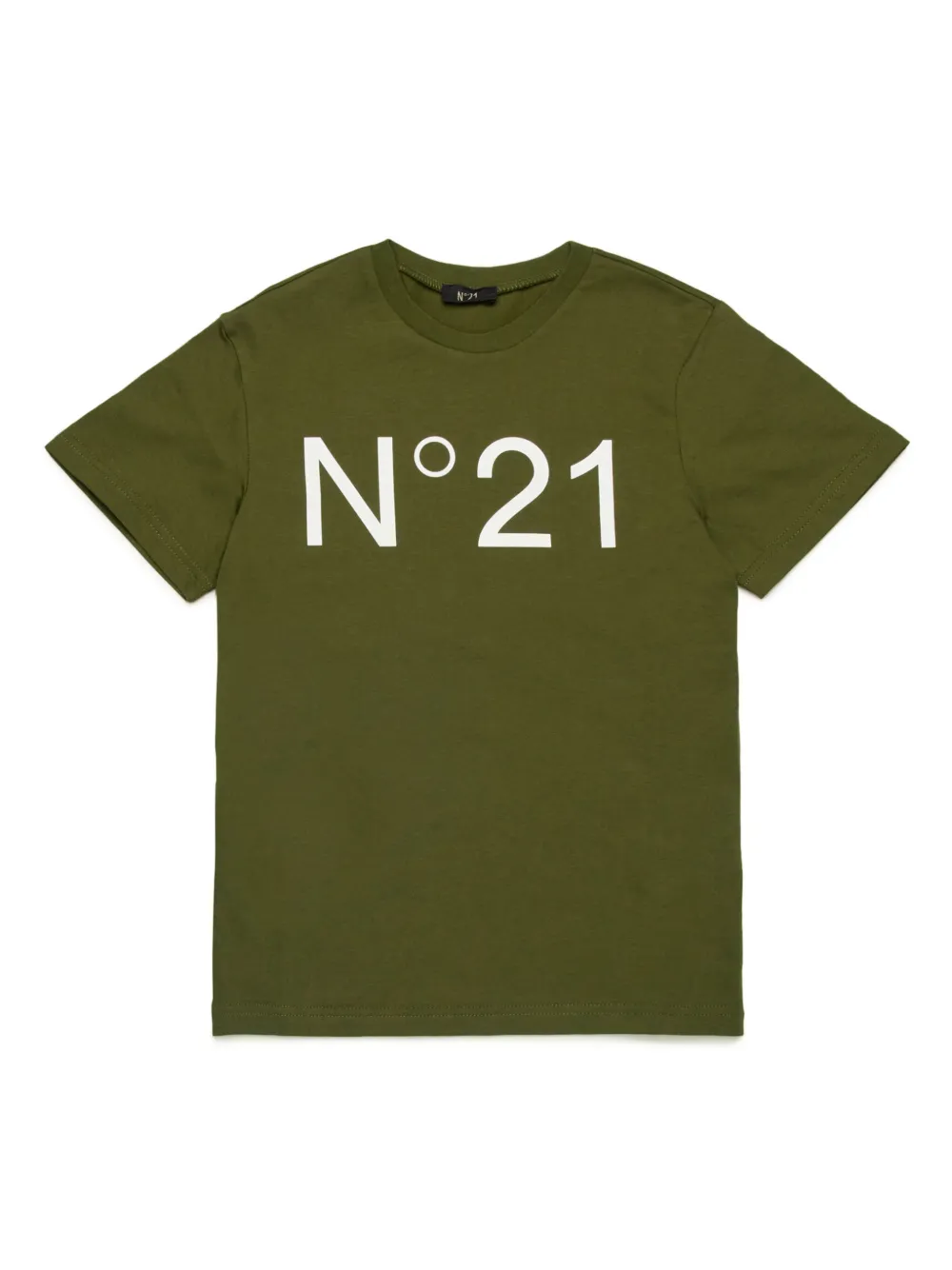Nº21 Kids logo t-shirt | Green | Image 1