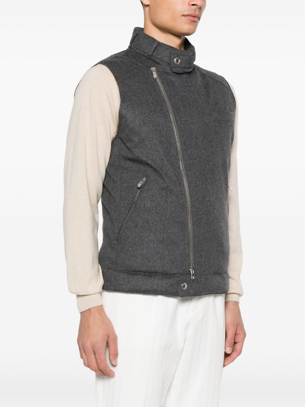 Brunello Cucinelli felted gilet Men