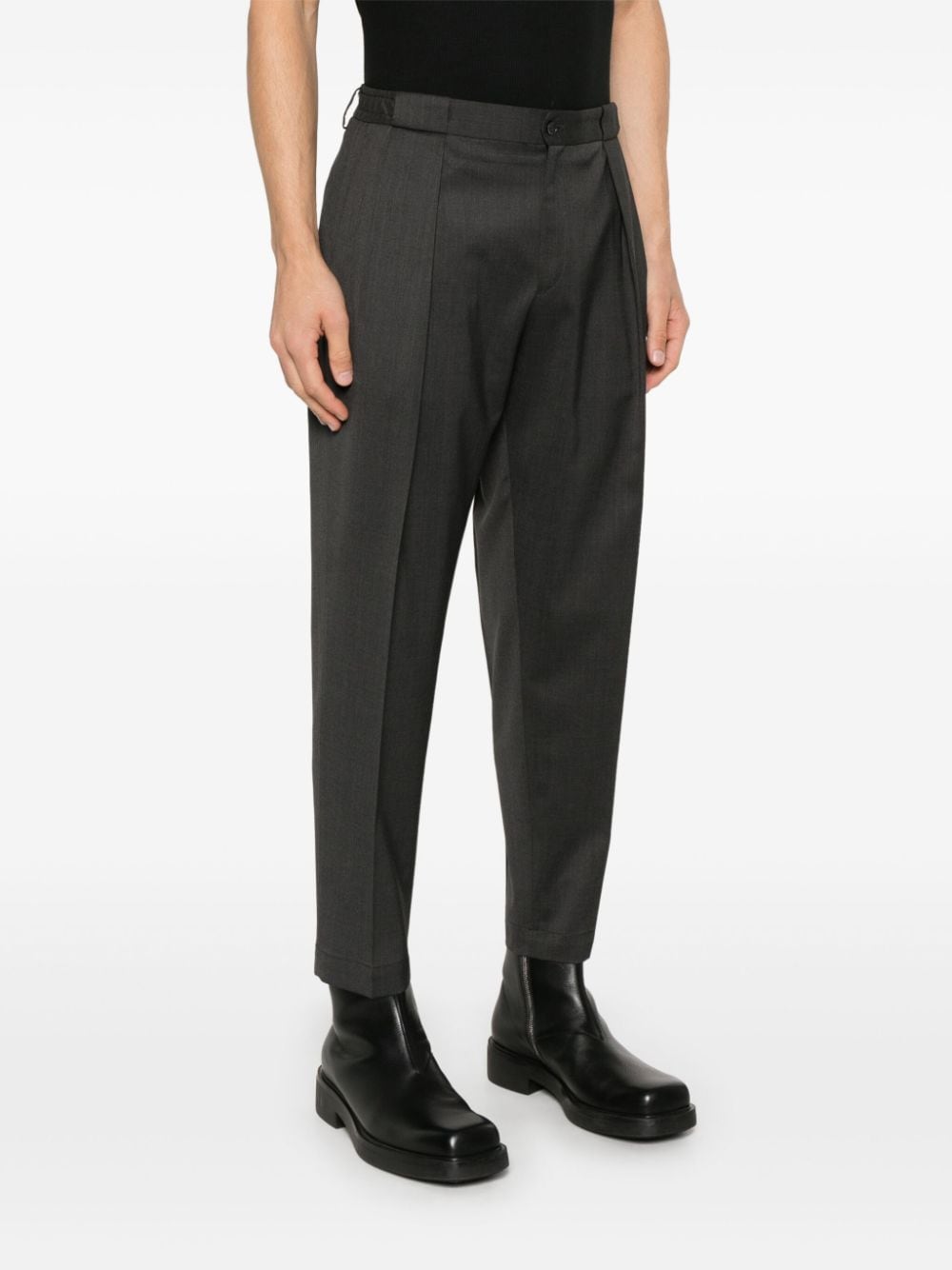 Shop Briglia 1949 Portobellos Trousers In Grey