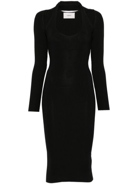 Coperni ribbed midi dress Women