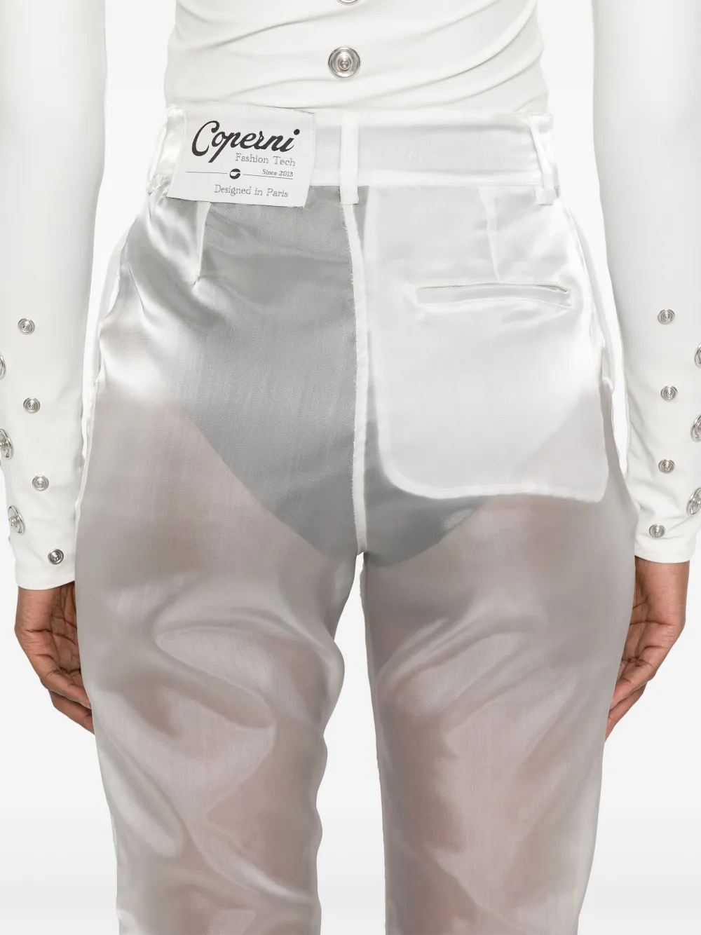 Coperni Organza broek Wit
