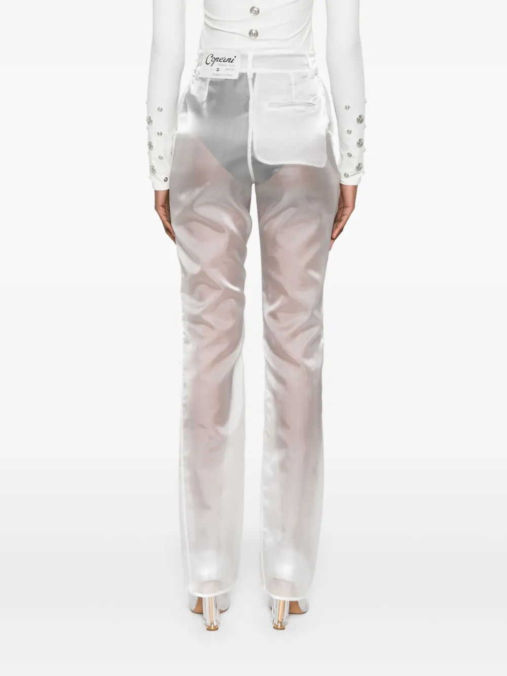 Coperni Organza broek Wit