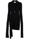 Coperni extra-long sleeve mini dress - Blue