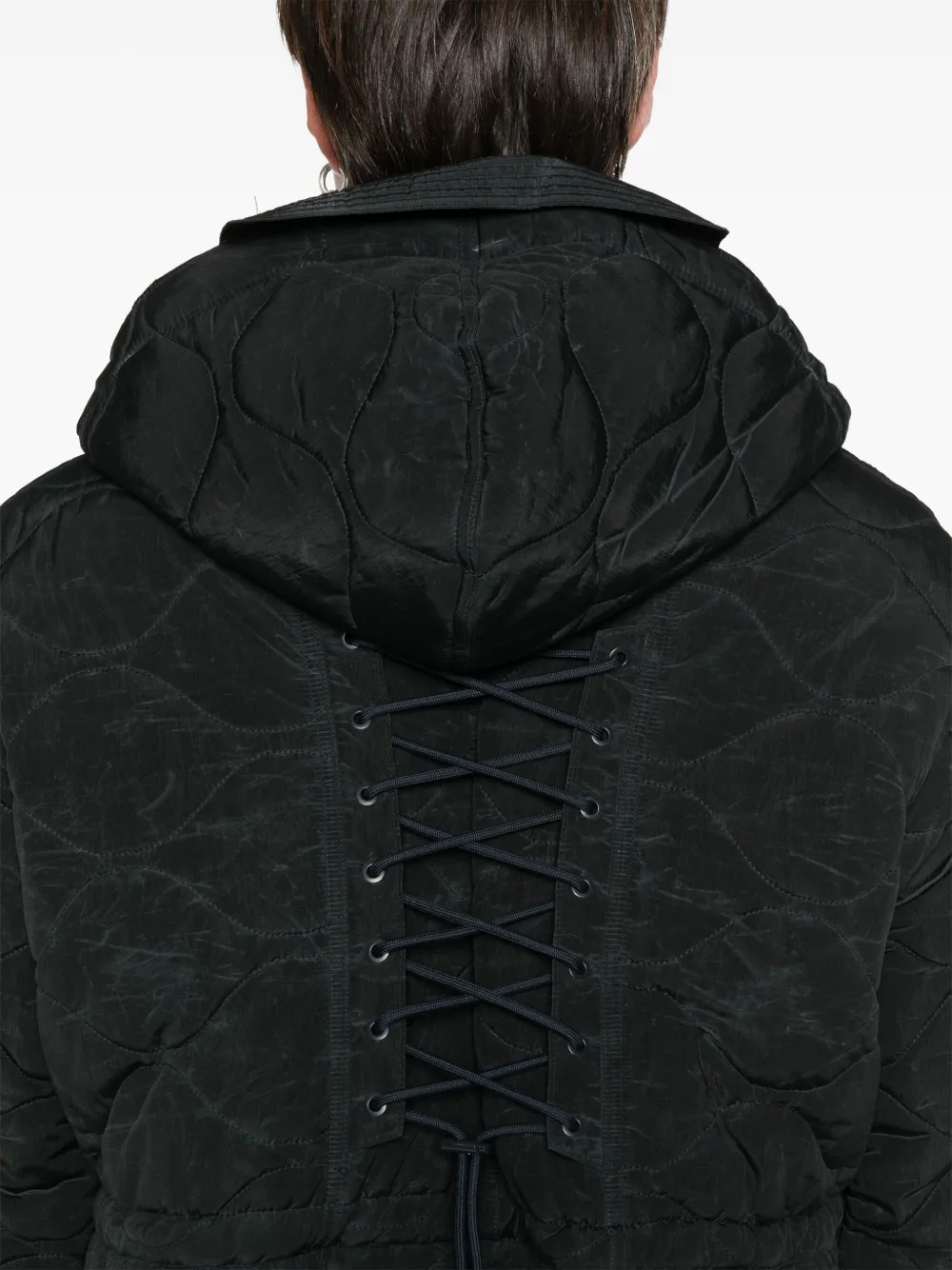 Andersson Bell Parka met veters Zwart
