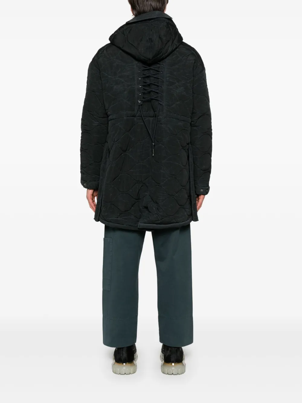 Andersson Bell Parka met veters Zwart