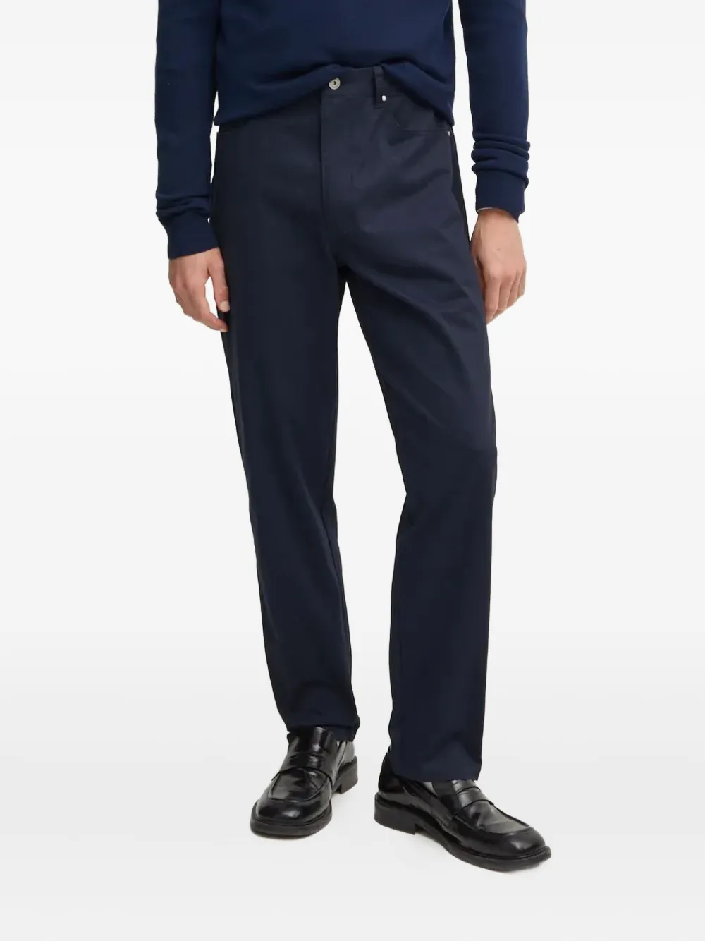 Barbour logo-patch trousers | Blue | Image 1