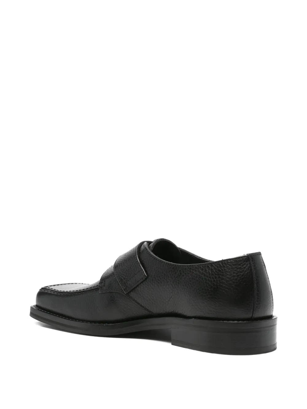 Martine Rose square-toe buckle loafers Black