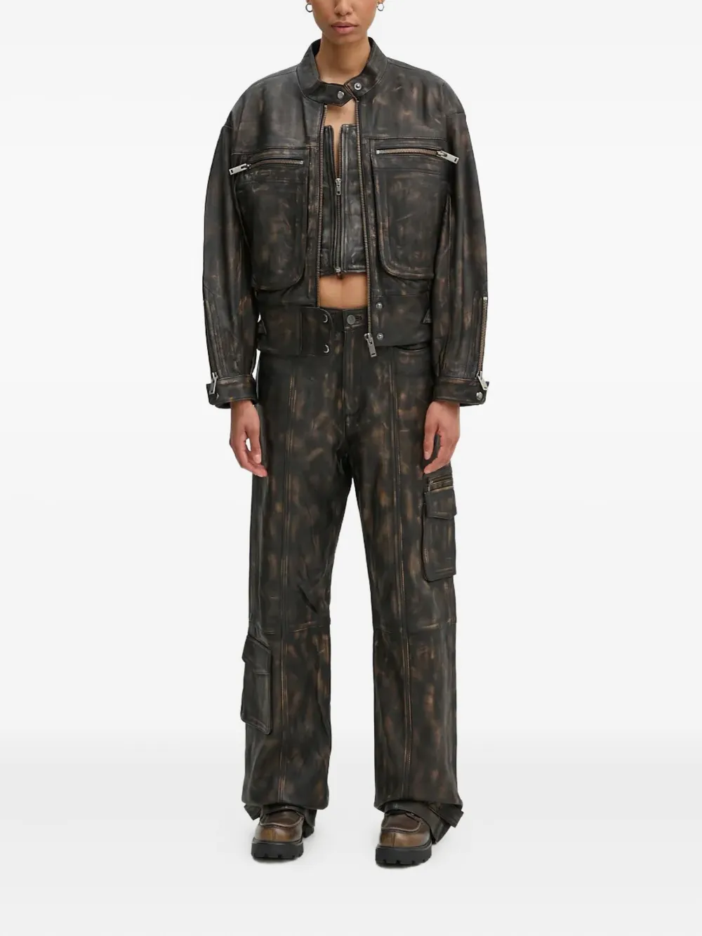 Gestuz Linera top - Bruin