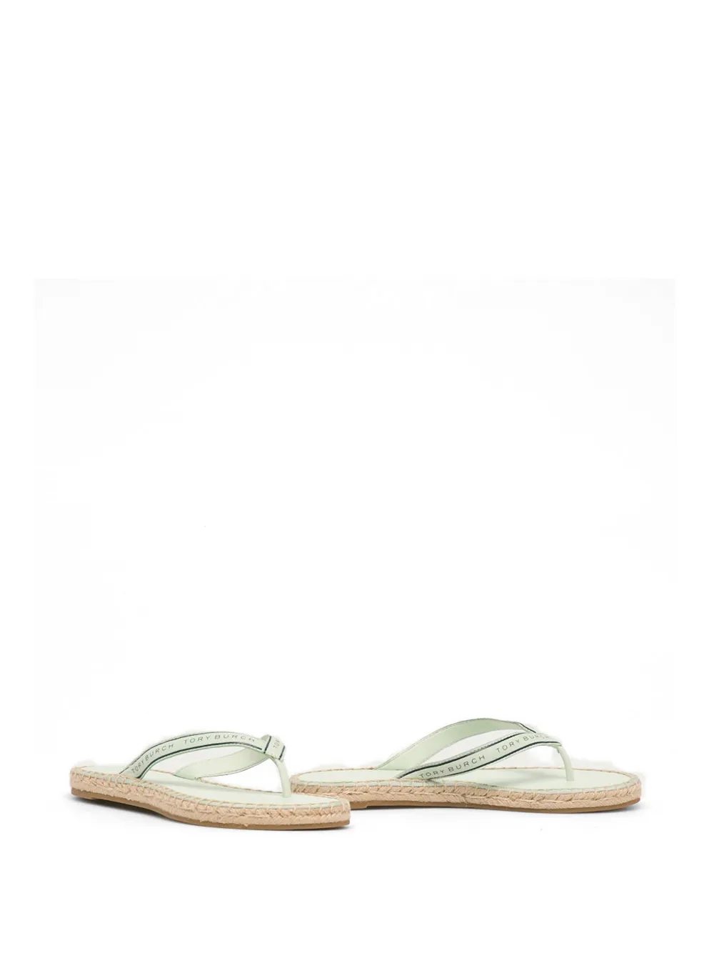 Tory Burch Espadrilles met logodetail Groen