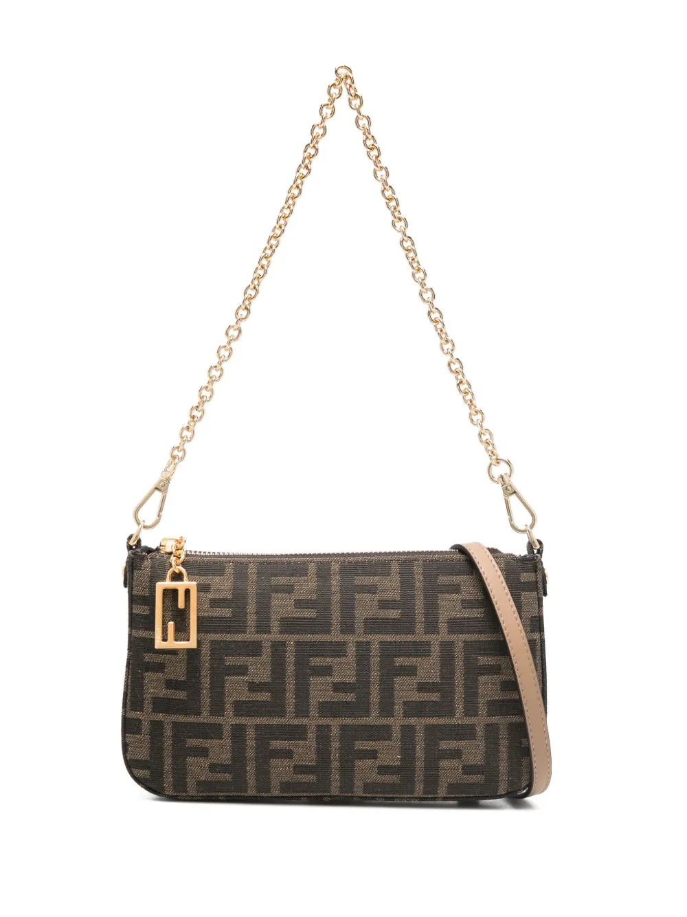 FENDI Baguette schoudertas Bruin