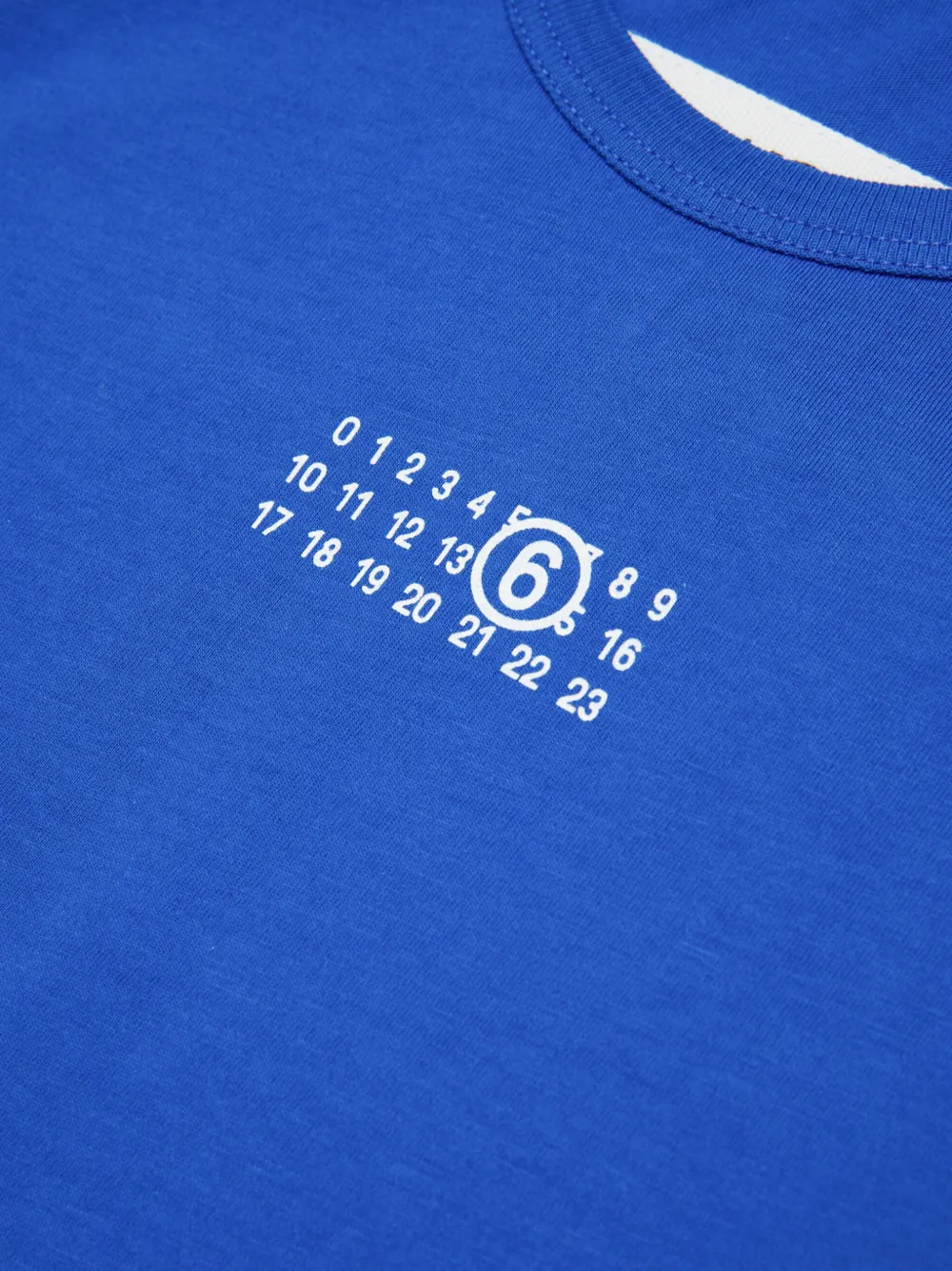 MM6 Maison Margiela Kids Mouwloos T-shirt met logo Blauw