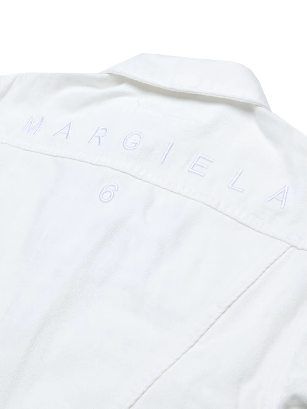 MM6 Maison Margiela Kids Spijkerjack Wit