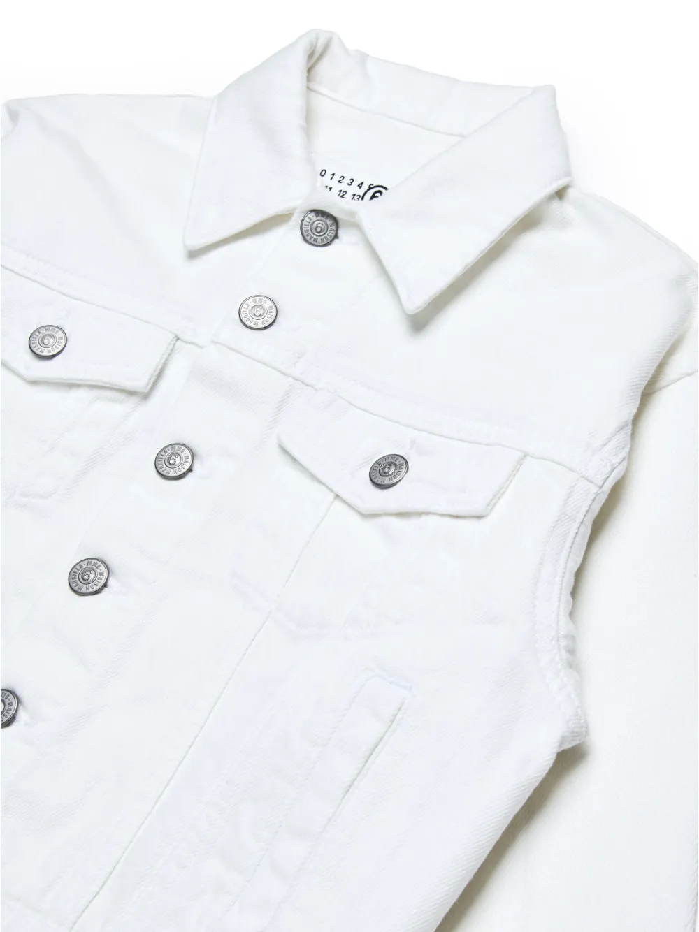 MM6 Maison Margiela Kids Spijkerjack Wit