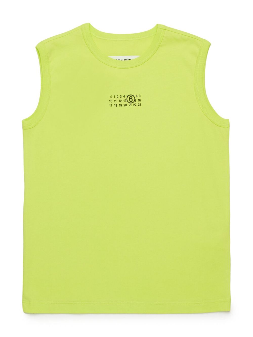 MM6 Maison Margiela Kids logo sleeveless t-shirt - Green