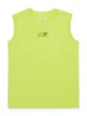 numbers-logo cotton jersey tank top